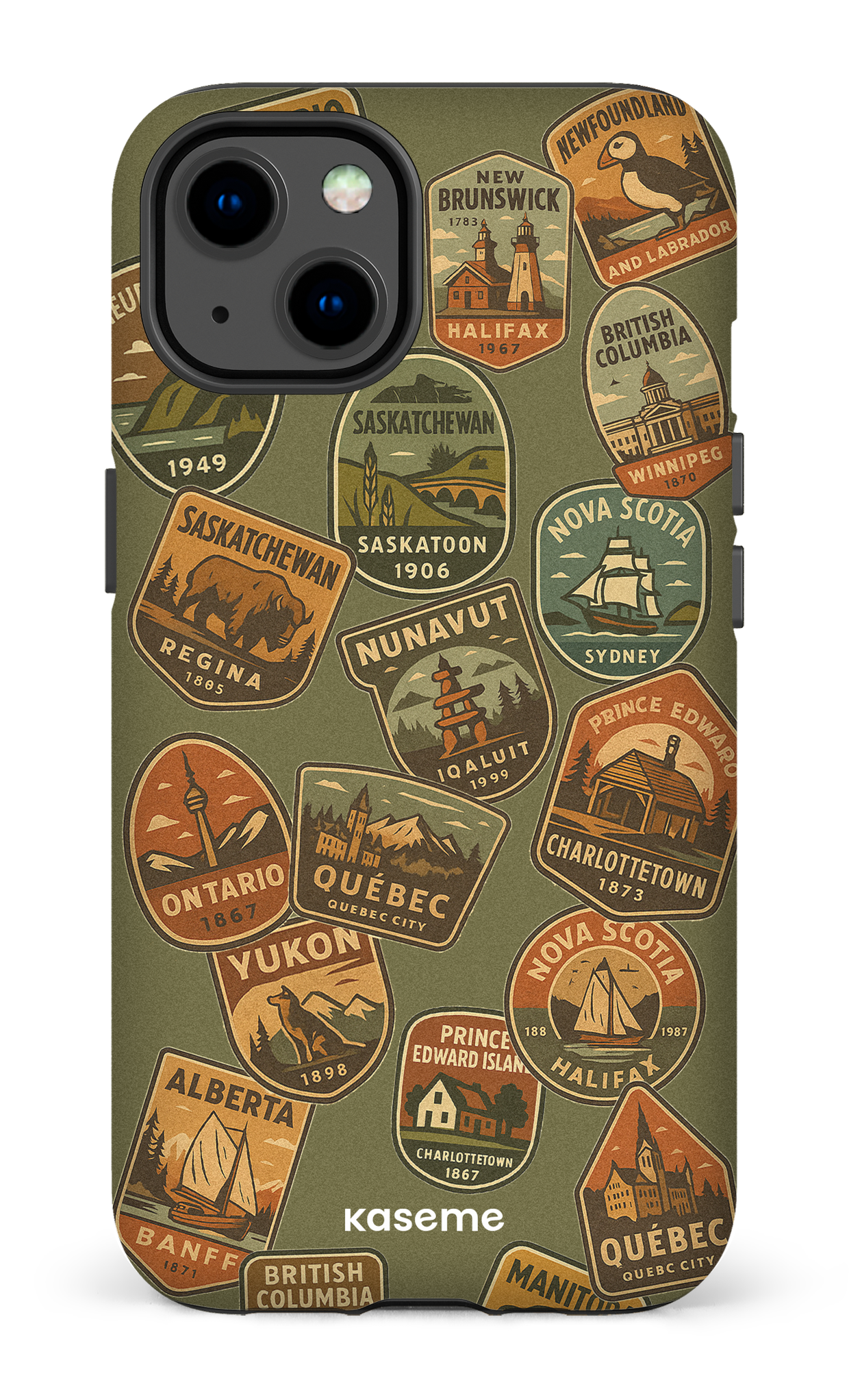 iPhone 13 Tough Matte Provinces -