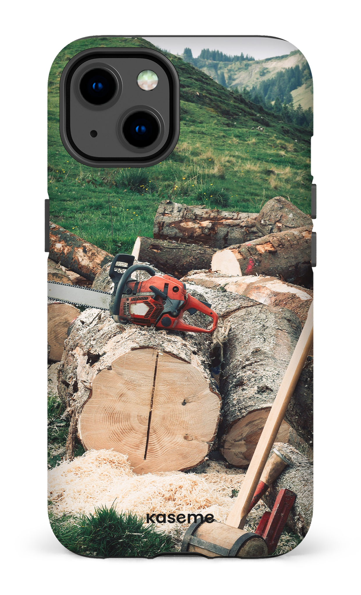 iPhone 13 Tough Matte Timber Cut -