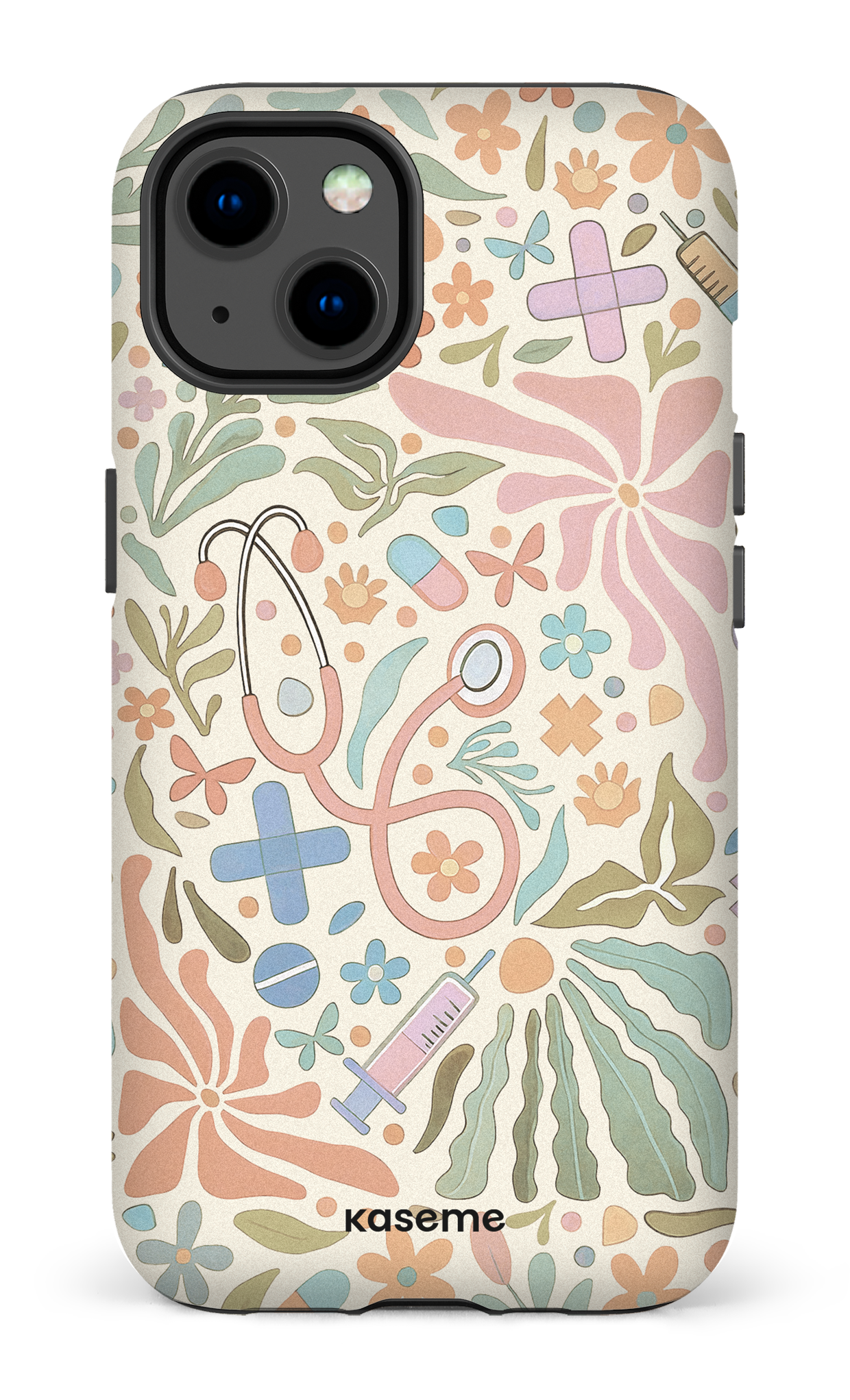 iPhone 13 Tough Matte VitaBloom Beige -