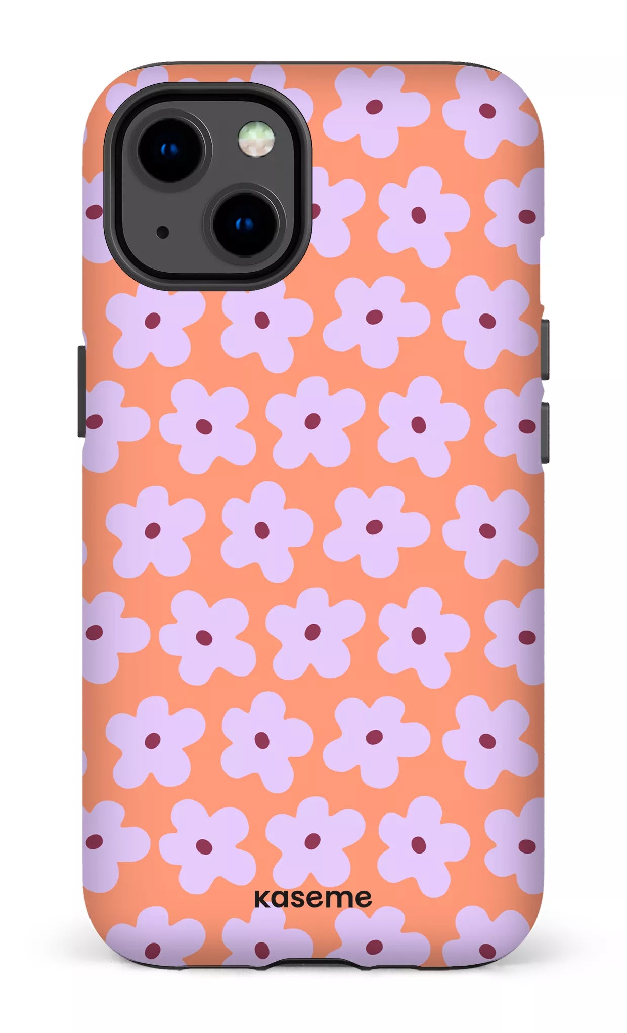 iPhone 13 Tough Matte Viva la Fiori Orange -