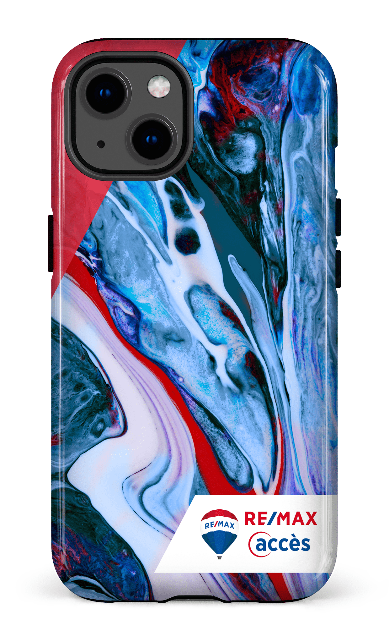 iPhone 13 Tough Peinture marbrée claire -