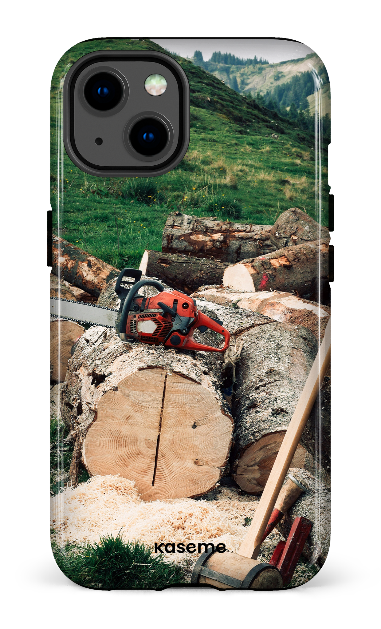 iPhone 13 Tough Timber Cut -