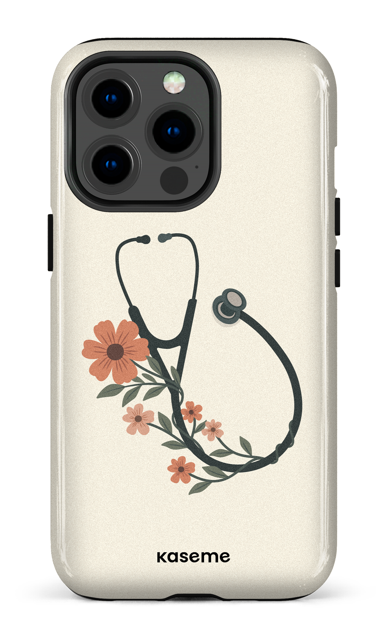 iPhone 13 pro Tough Blossom Beat Beige -