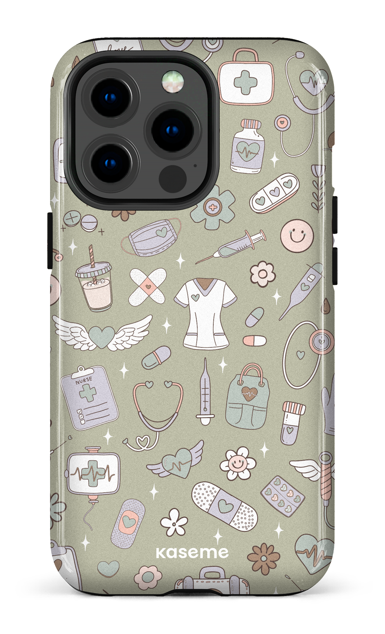 iPhone 13 pro Tough Code Green -