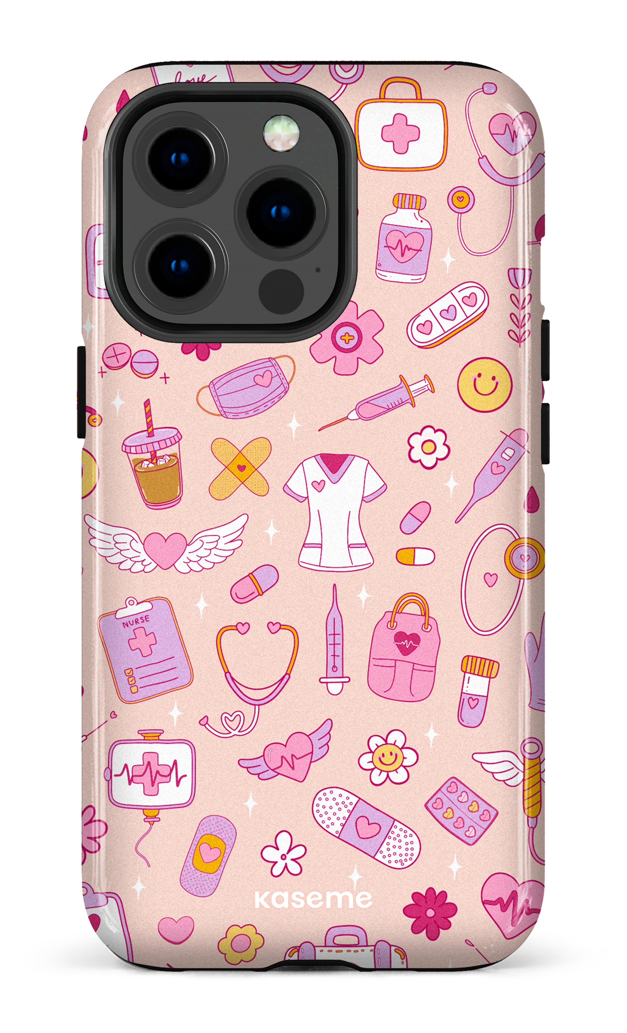 iPhone 13 pro Tough Code Pink -