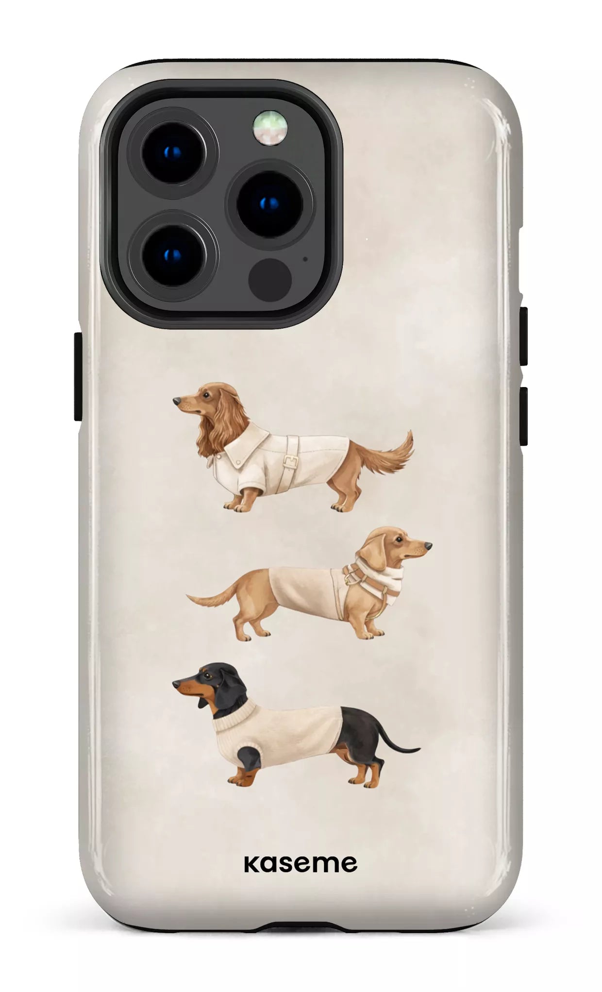 iPhone 13 pro Tough Doxies Club Beige -