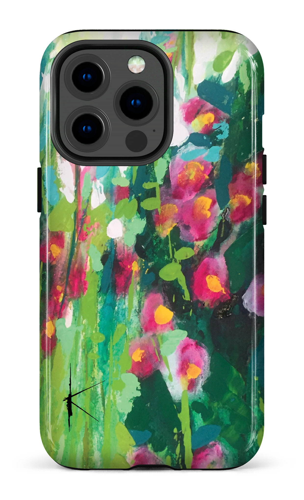 iPhone 13 pro Tough La Rose Trémière par Kristine Girard -