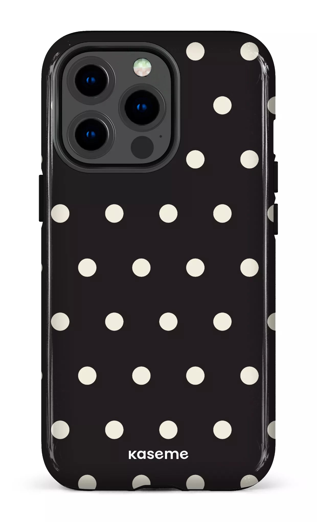 iPhone 13 pro Tough Polka Black -