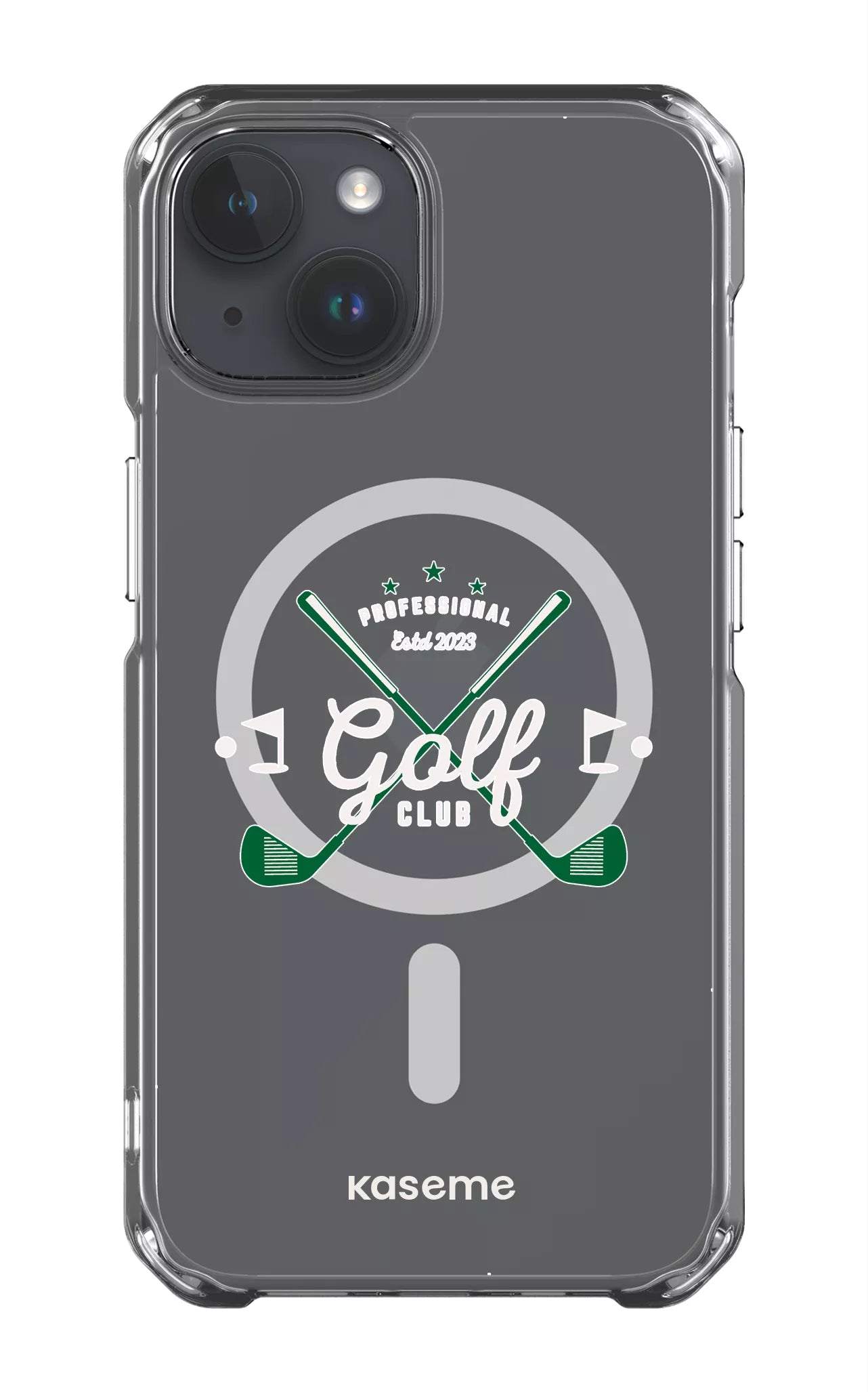 iPhone 14 Clear Case - Magsafe Bogey Clear Case -