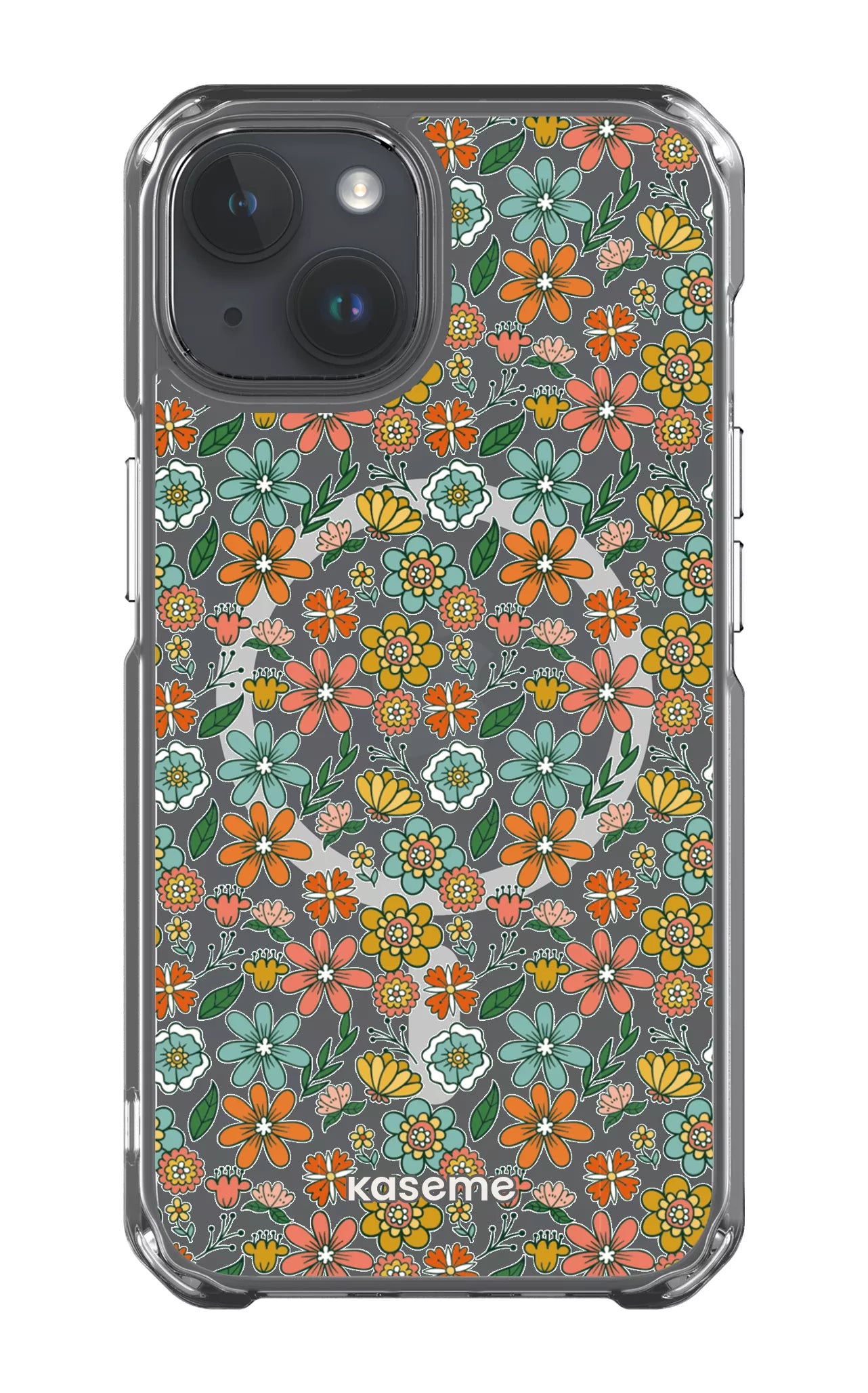 iPhone 14 Clear Case - Magsafe Bohemian Clear Case -