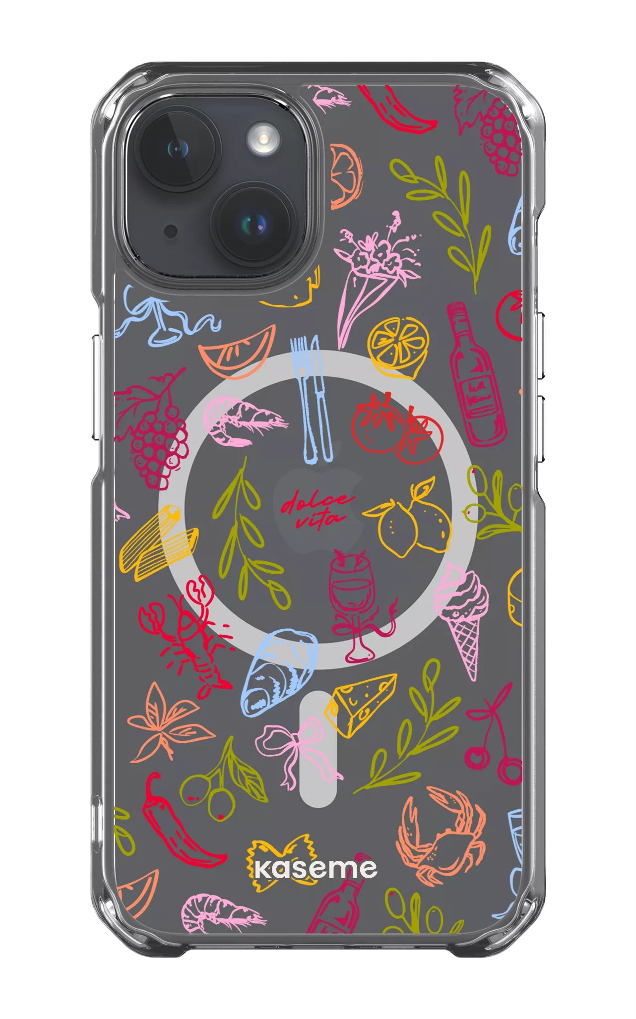 iPhone 14 Clear Case - Magsafe Cucina Viva Clear Case -