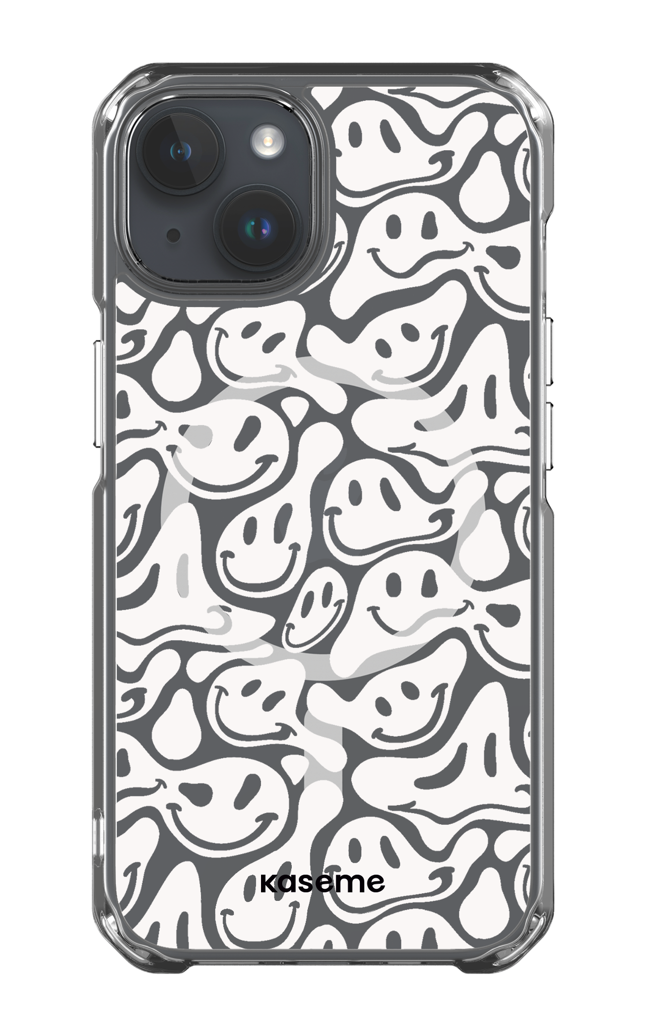 iPhone 14 Clear Case - Magsafe Dystopia Clear Case -