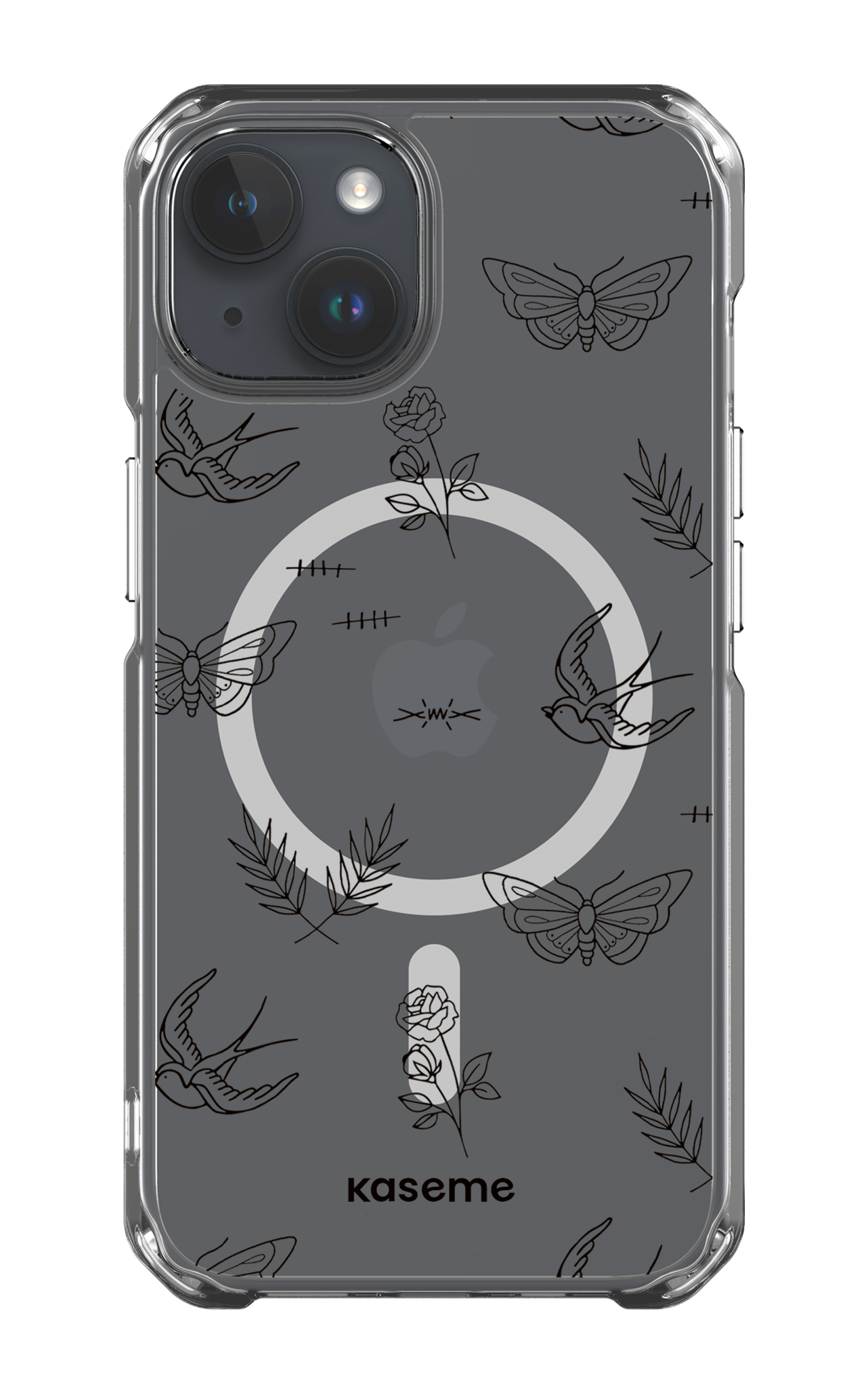 iPhone 14 Clear Case - Magsafe Ink Clear Case -