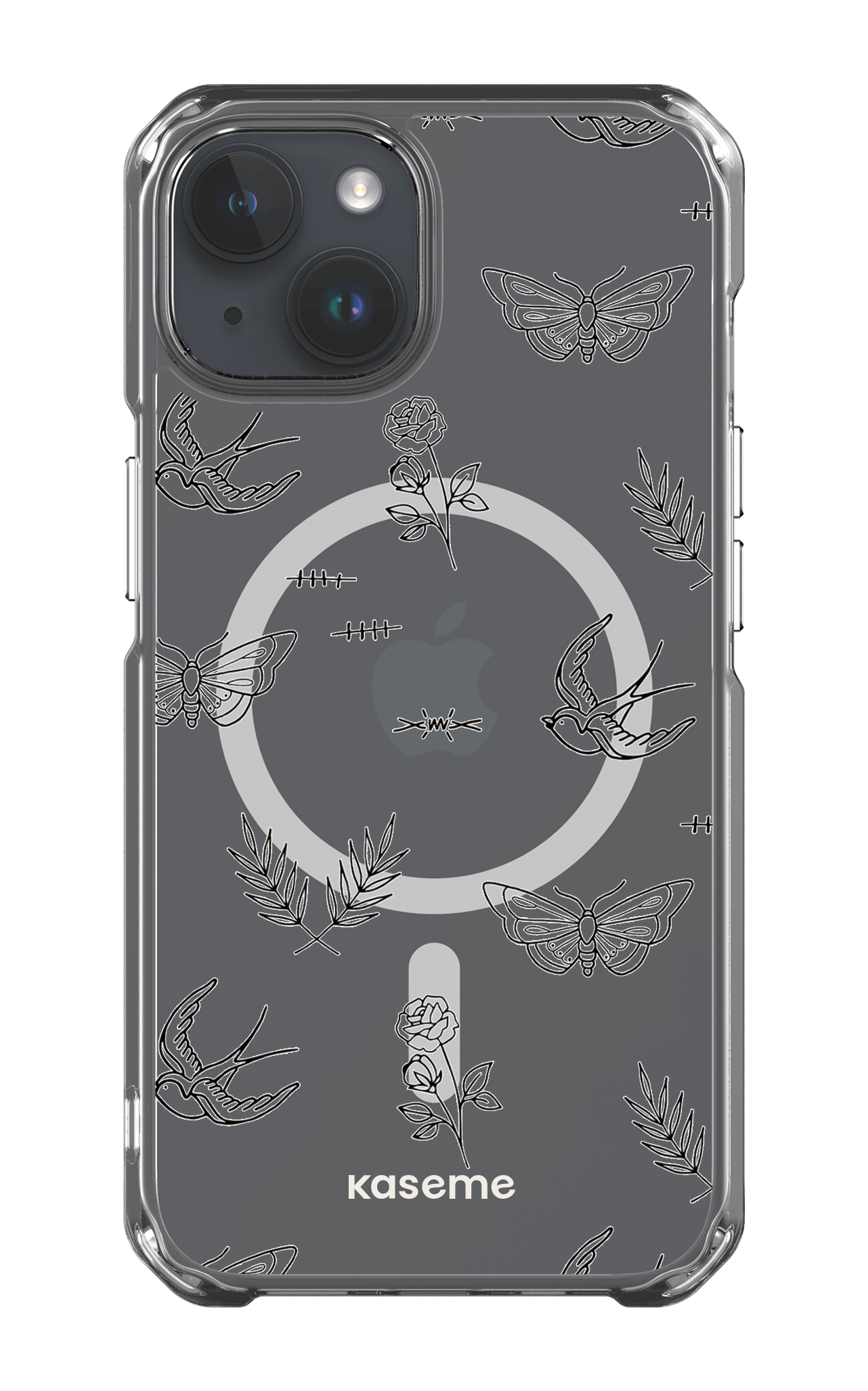 iPhone 14 Clear Case - Magsafe Ink Clear Case -