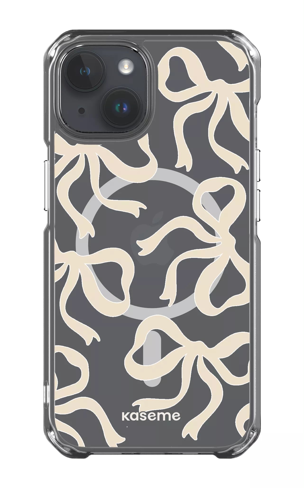 iPhone 14 Clear Case - Magsafe Lace Clear Case -