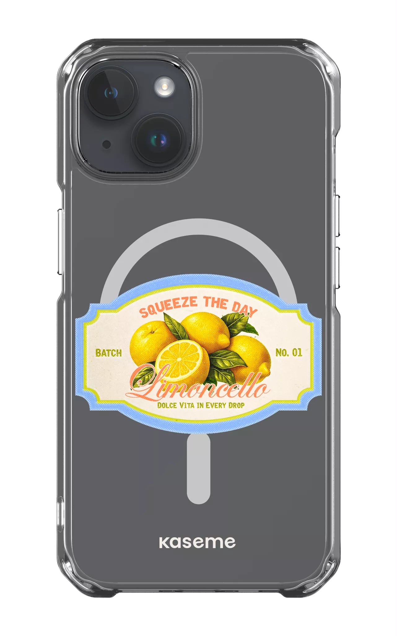 iPhone 14 Clear Case - Magsafe Limoncello Clear Case -