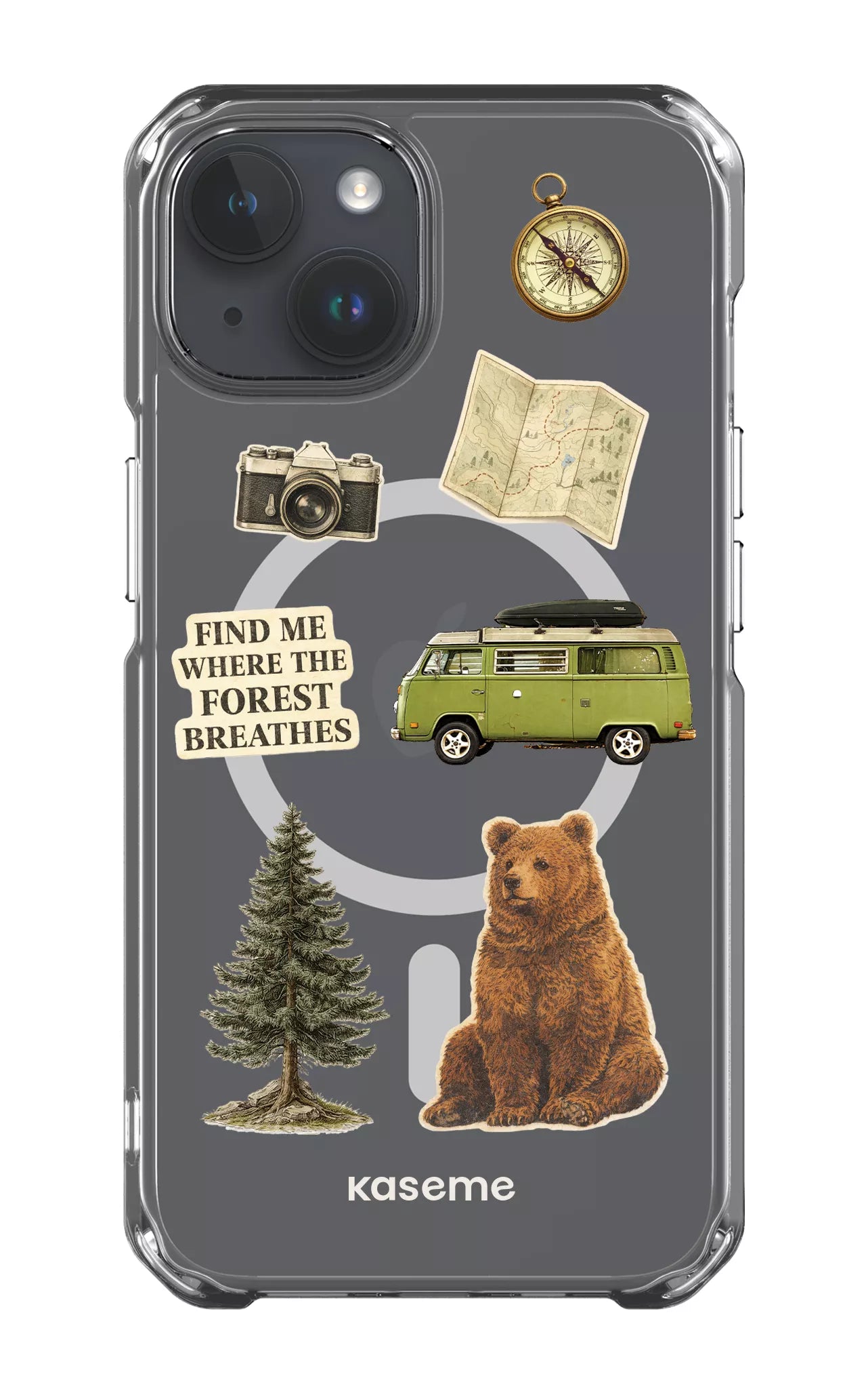 iPhone 14 Clear Case - Magsafe Roamer Clear Case -