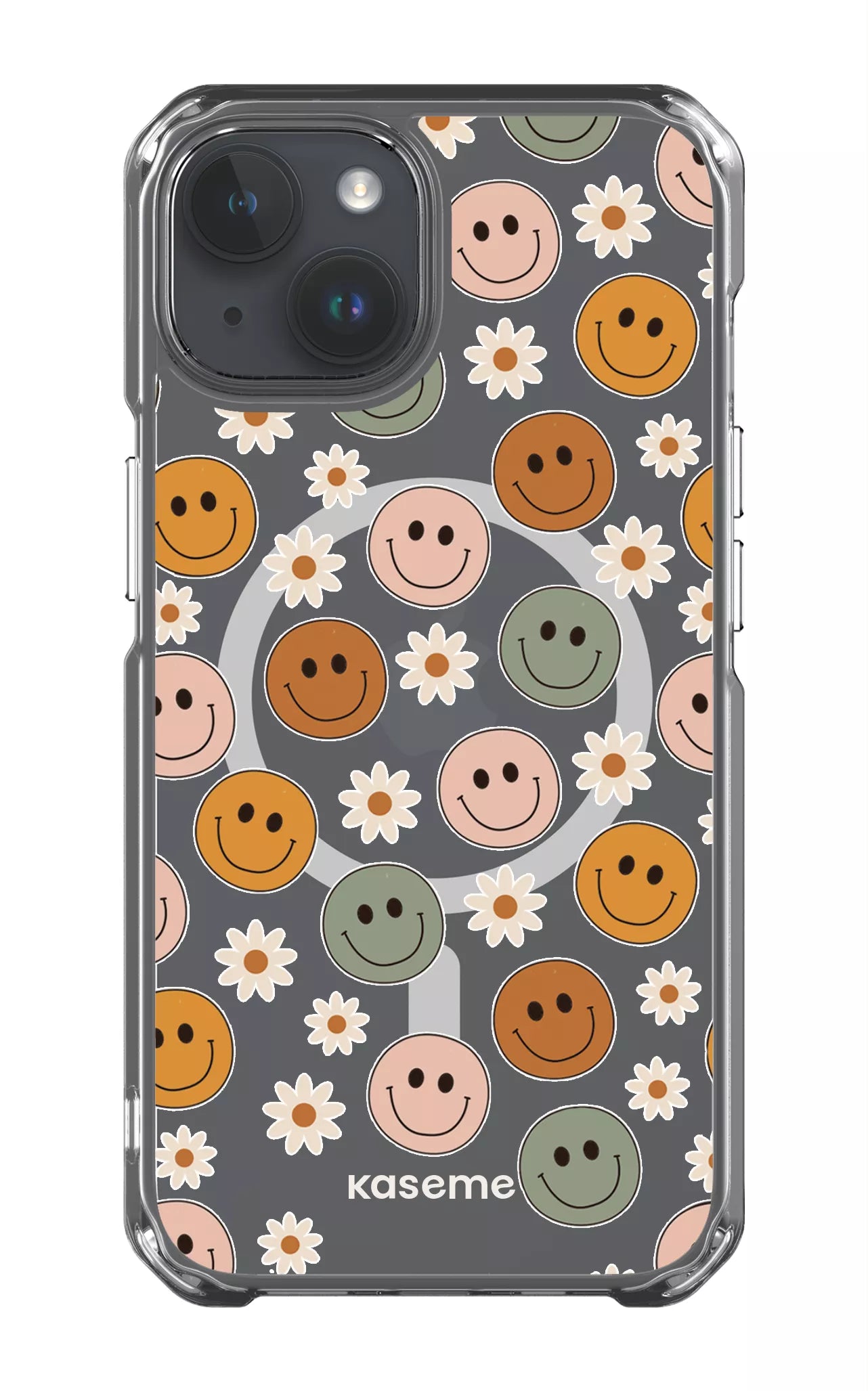 iPhone 14 Clear Case - Magsafe Smirk Clear Case -