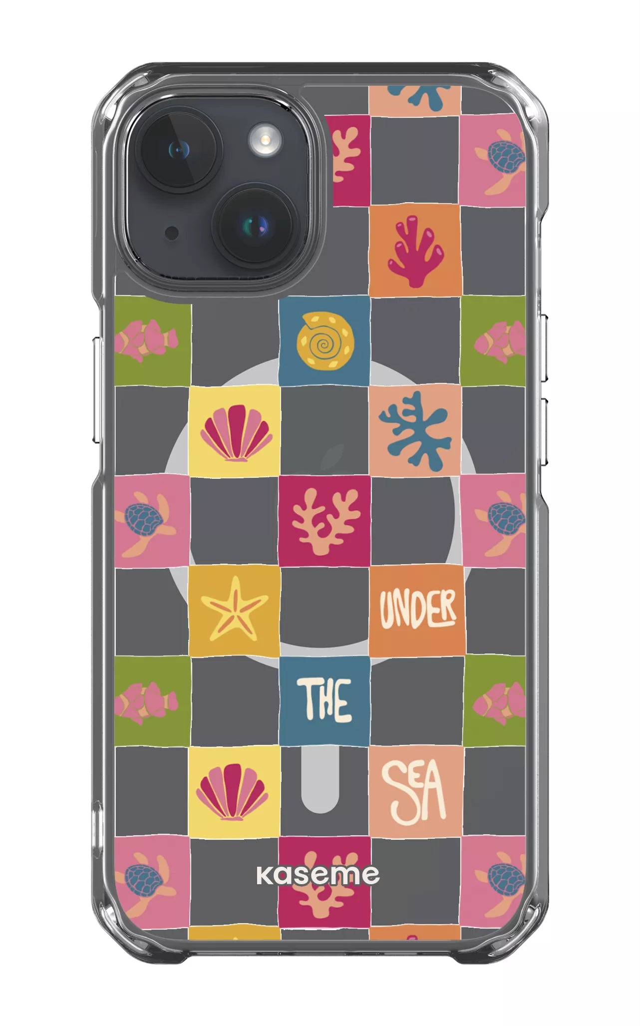 iPhone 14 Clear Case - Magsafe Under the sea Clear Case -