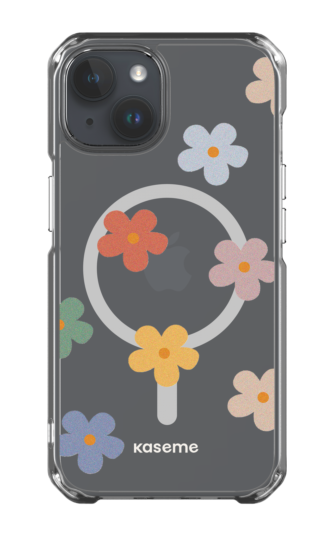 iPhone 14 Clear Case - Magsafe Woodstock Big Clear Case -