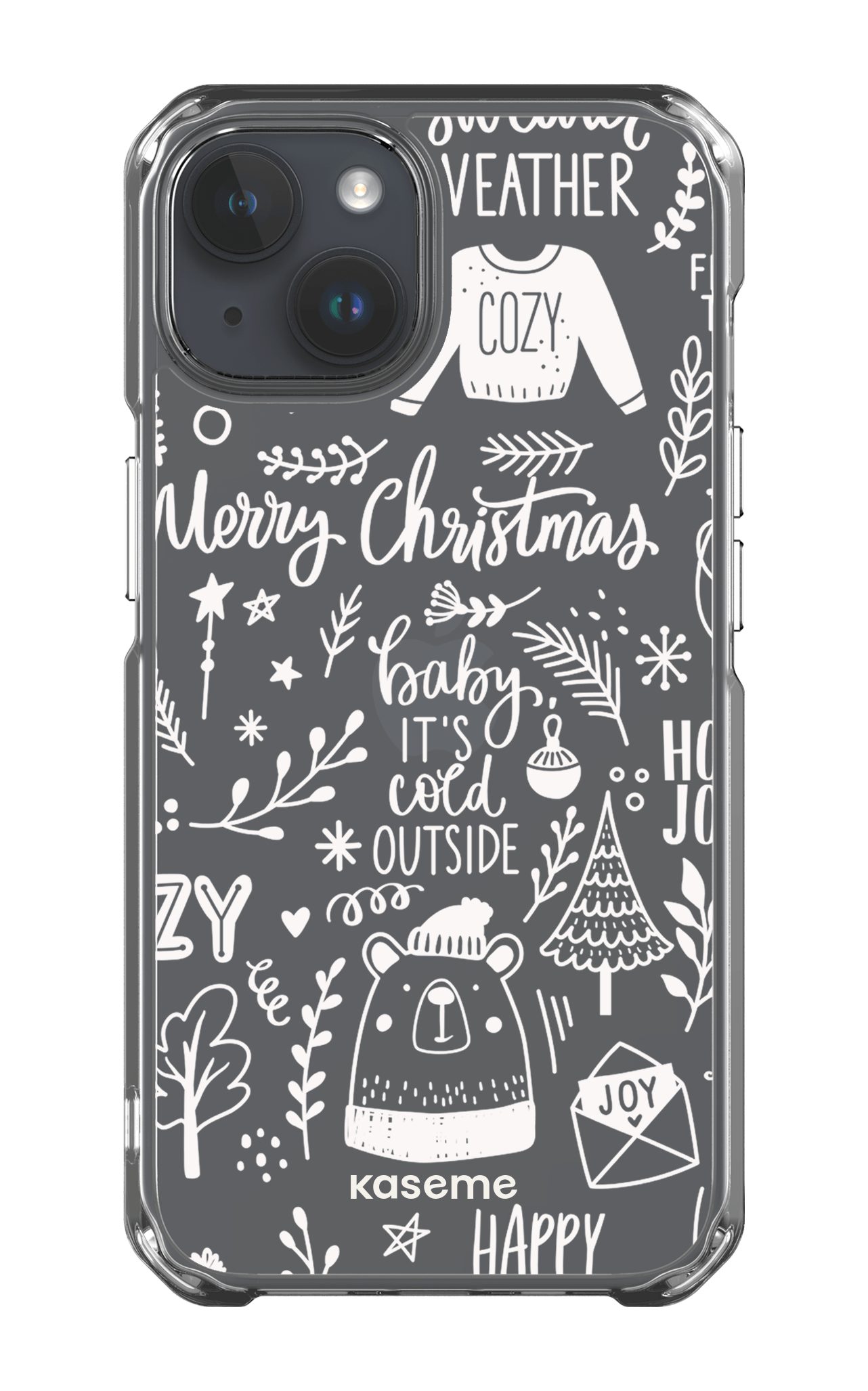 iPhone 14 Clear Case Cold Nights Clear Case -