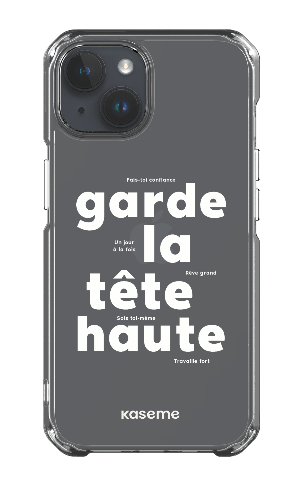 iPhone 14 Clear Case État d'esprit Clear Case -