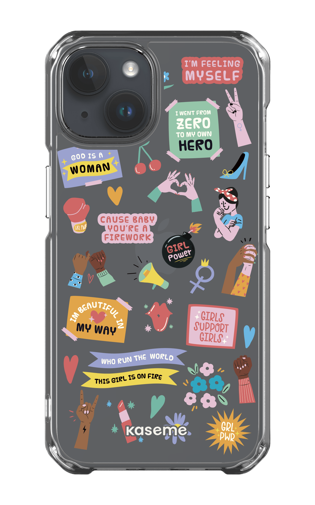 iPhone 14 Clear Case Girl Boss Clear Case -