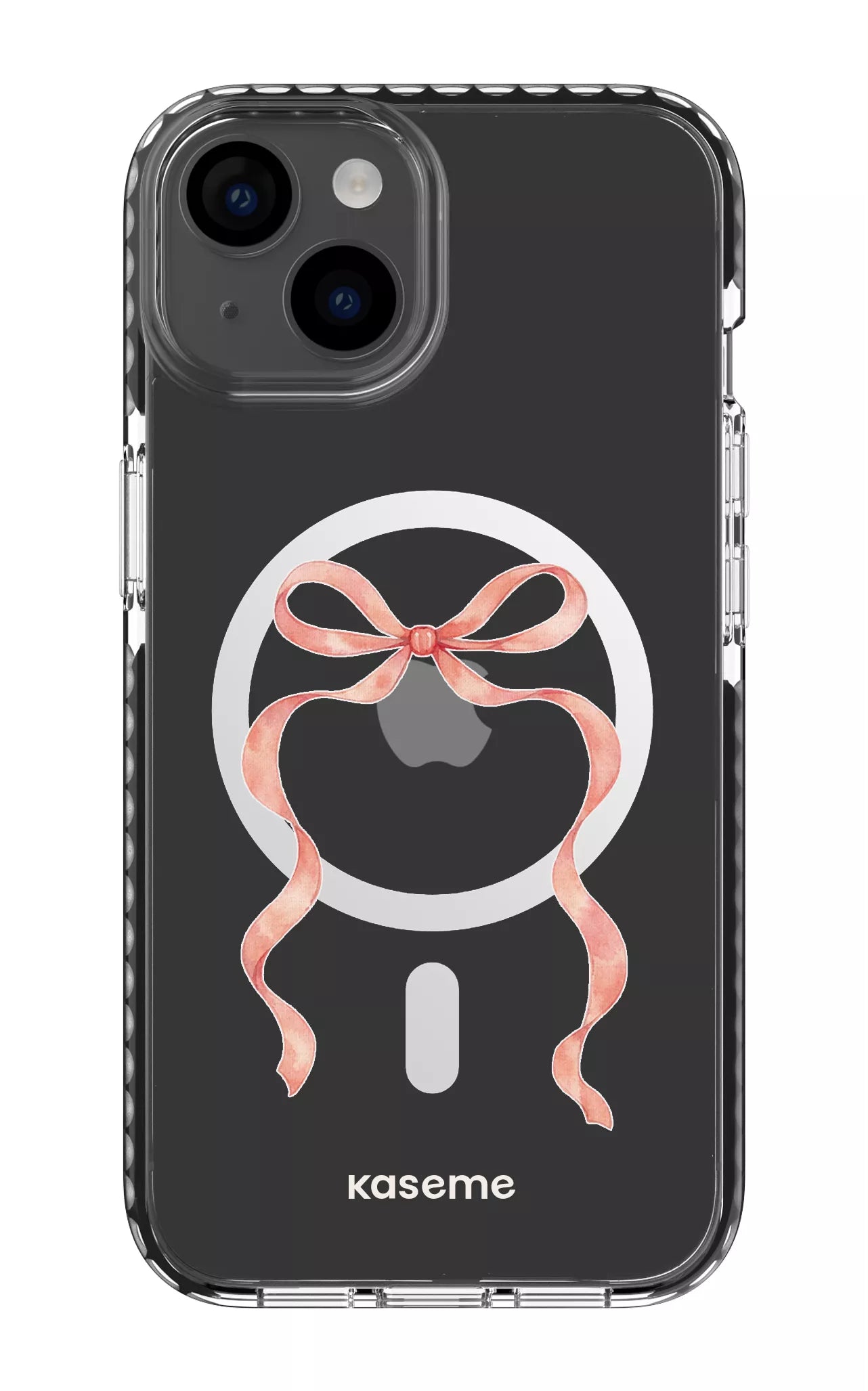 iPhone 14 Clear Case Magsafe - Black Celeste Clear Case -