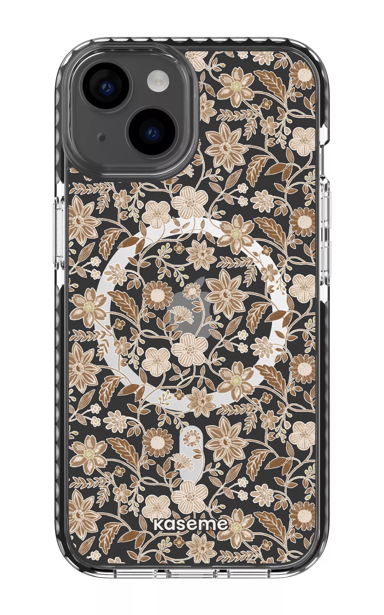 iPhone 14 Clear Case Magsafe - Black Eloise Clear Case -