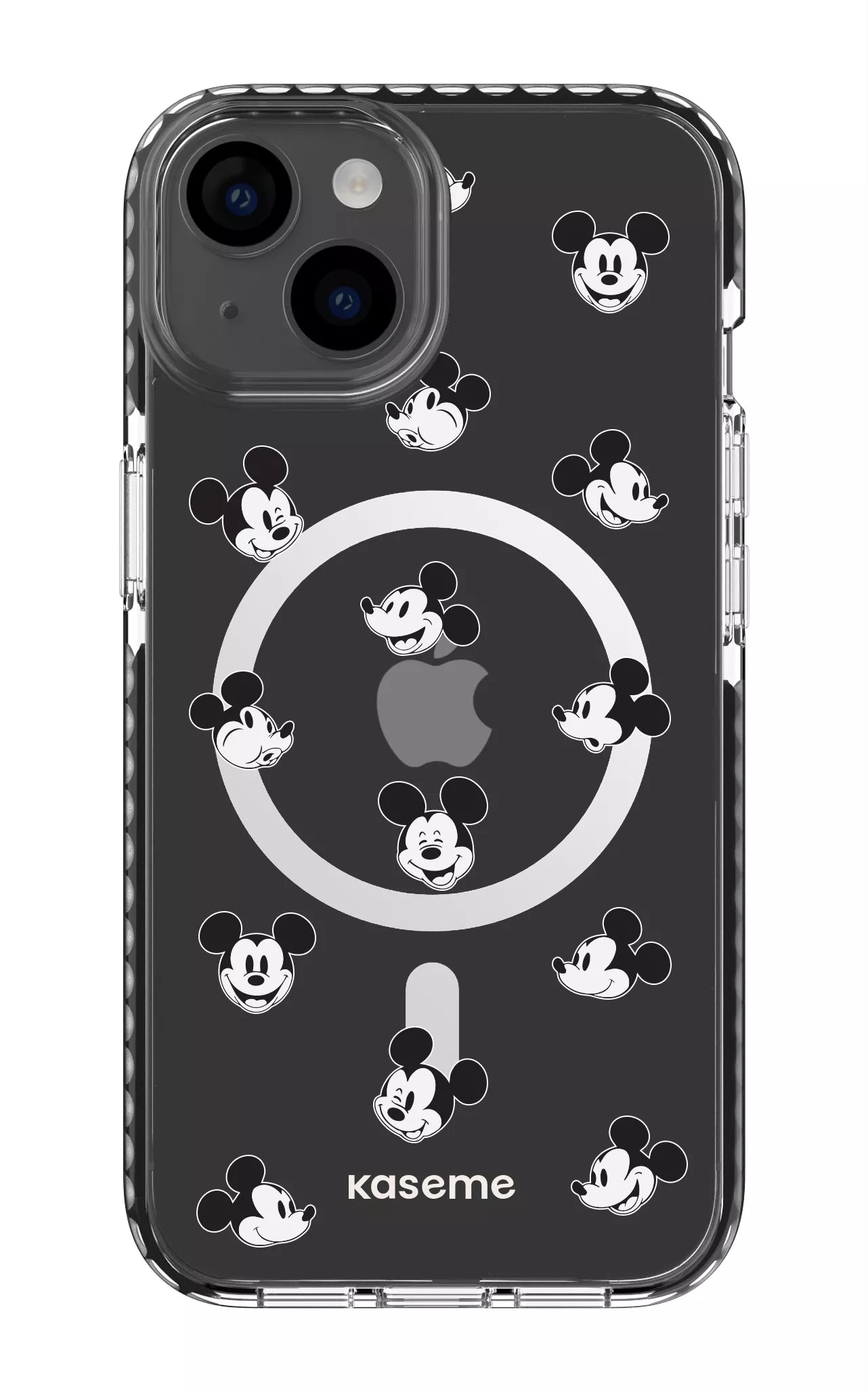 iPhone 14 Clear Case Magsafe - Black Joyland Clear Case -