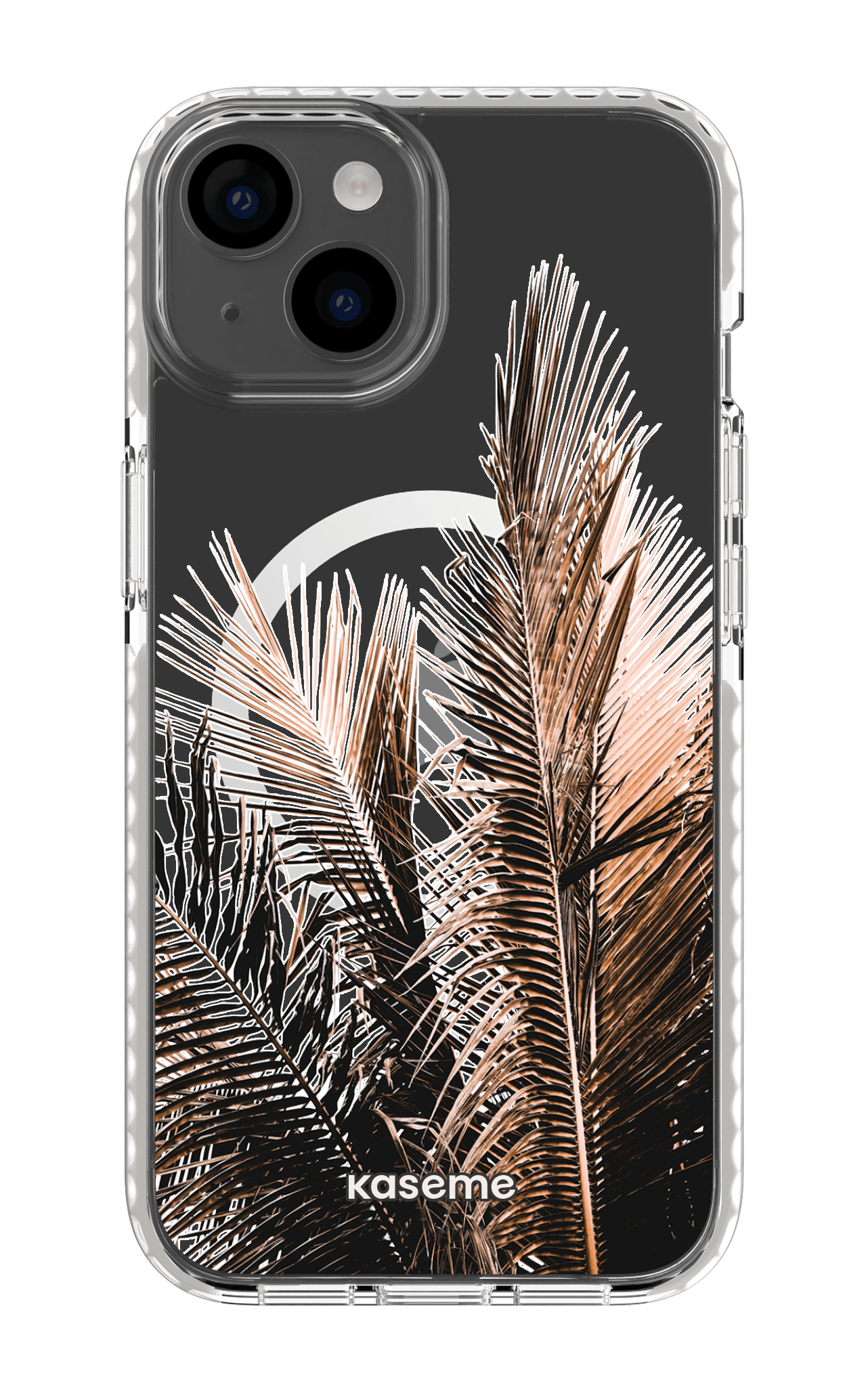 iPhone 14 Clear Case Magsafe - White Cali Clear Case -