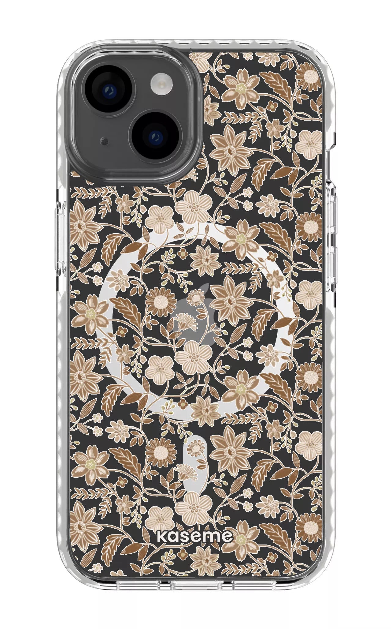 iPhone 14 Clear Case Magsafe - White Eloise Clear Case -