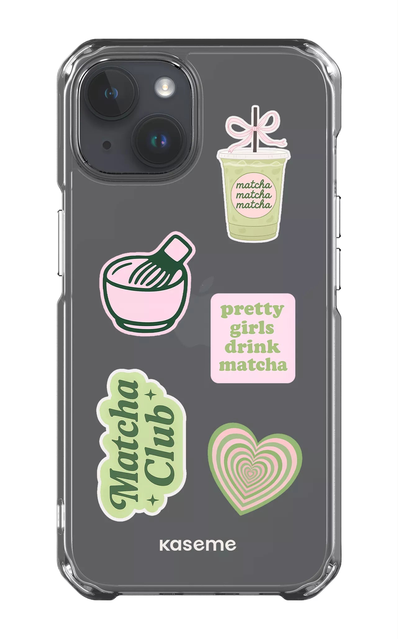 iPhone 14 Clear Case Matcha Clear Case -