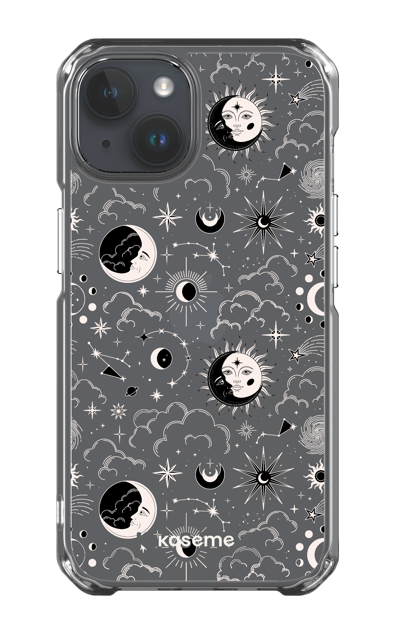 iPhone 14 Clear Case Milky Way White Clear Case -