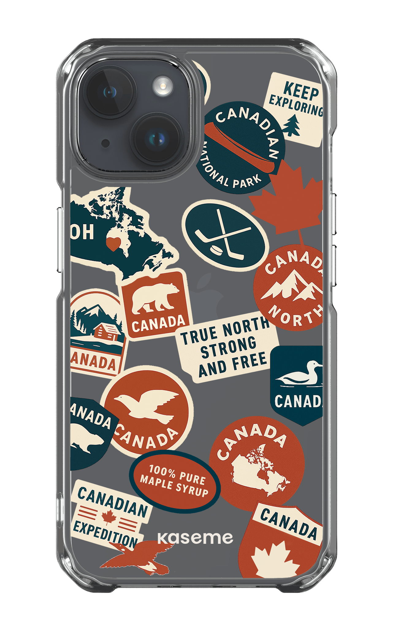 iPhone 14 Clear Case Oh Maple Clear Case -