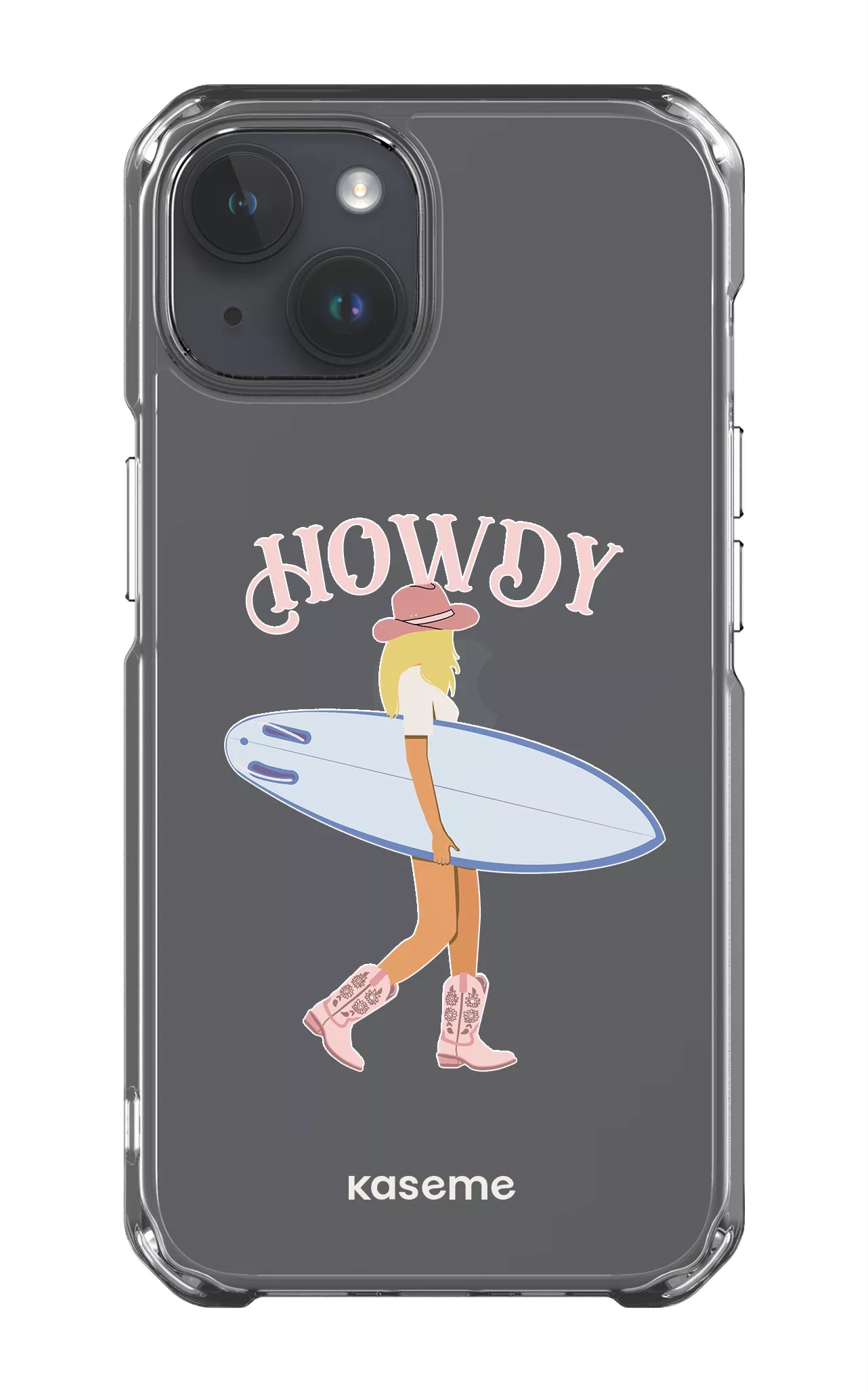 iPhone 14 Clear Case Westsea Pink Clear Case -