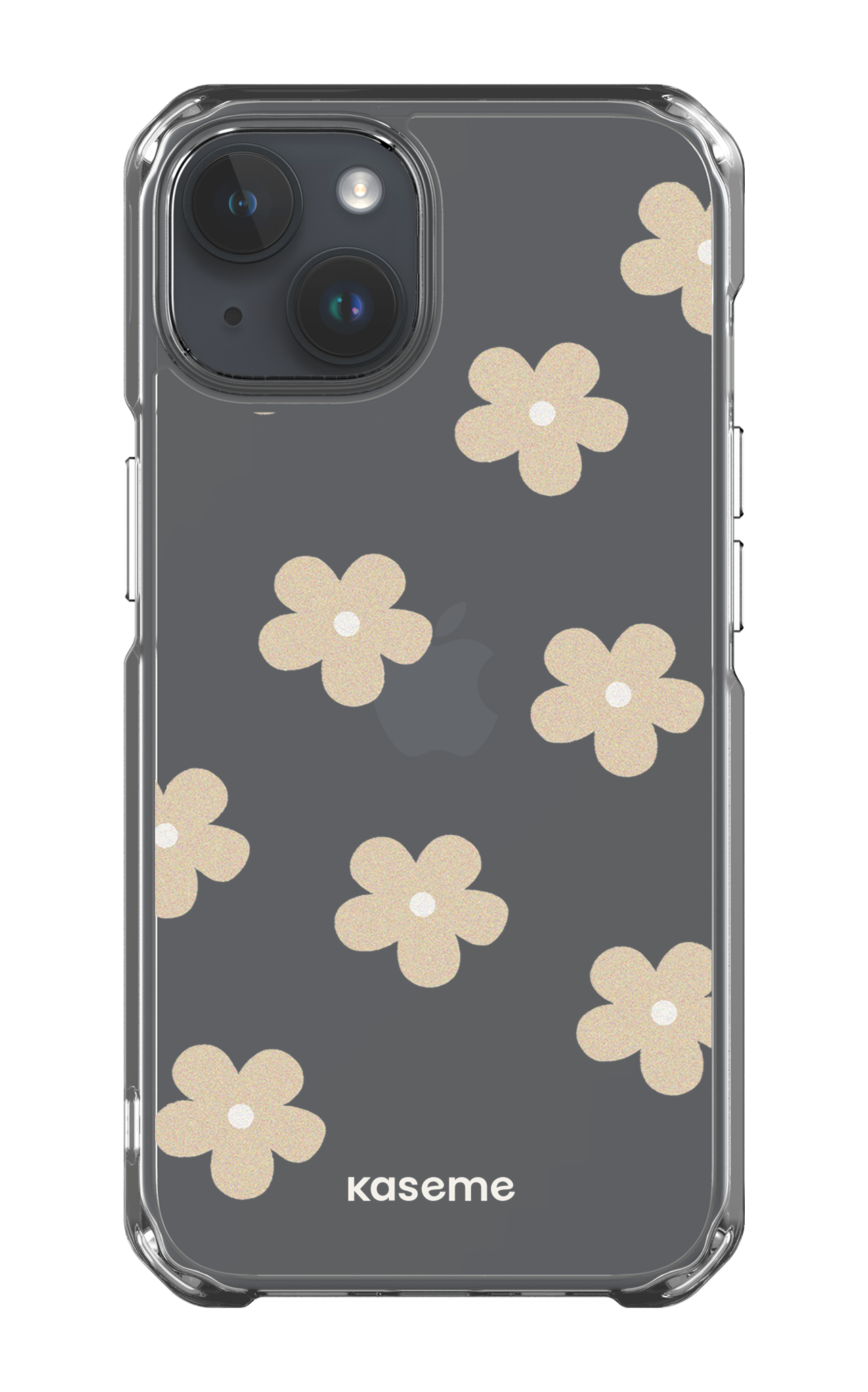 iPhone 14 Clear Case Woodstock Beige Clear Case -