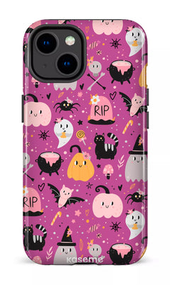 iPhone 14 MagSafe - Impact Case Trick or Threat Pink -