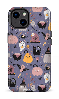 iPhone 14 MagSafe - Impact Case Trick or Threat Purple -