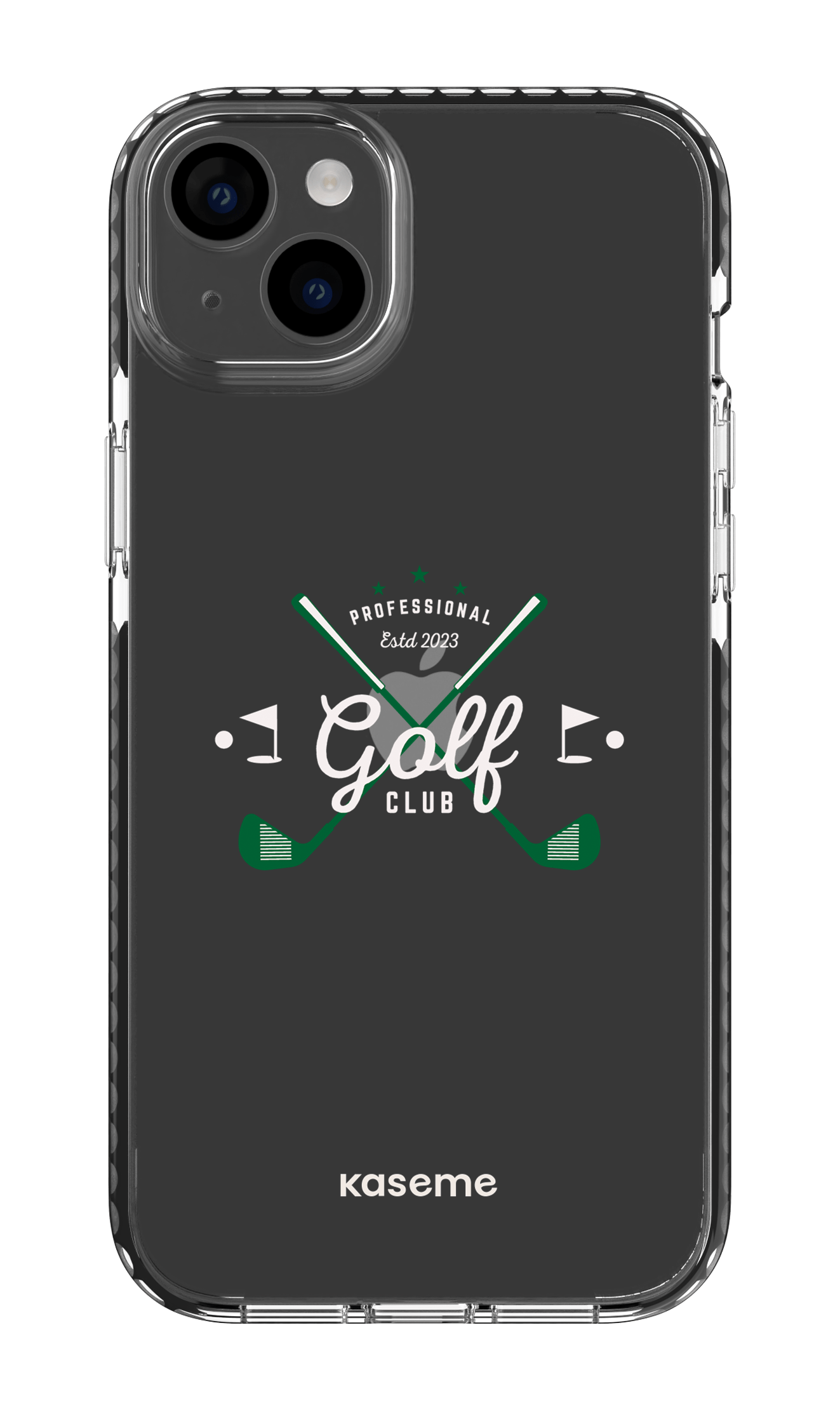 iPhone 14 Plus Clear Case Black Bogey Clear Case -