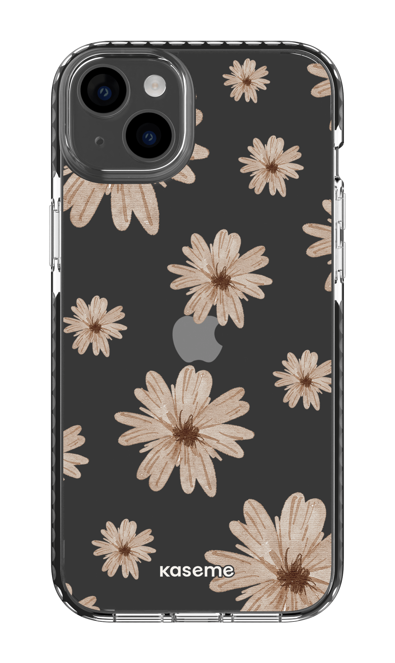 iPhone 14 Plus Clear Case Black Delicate Dreams Clear Case -