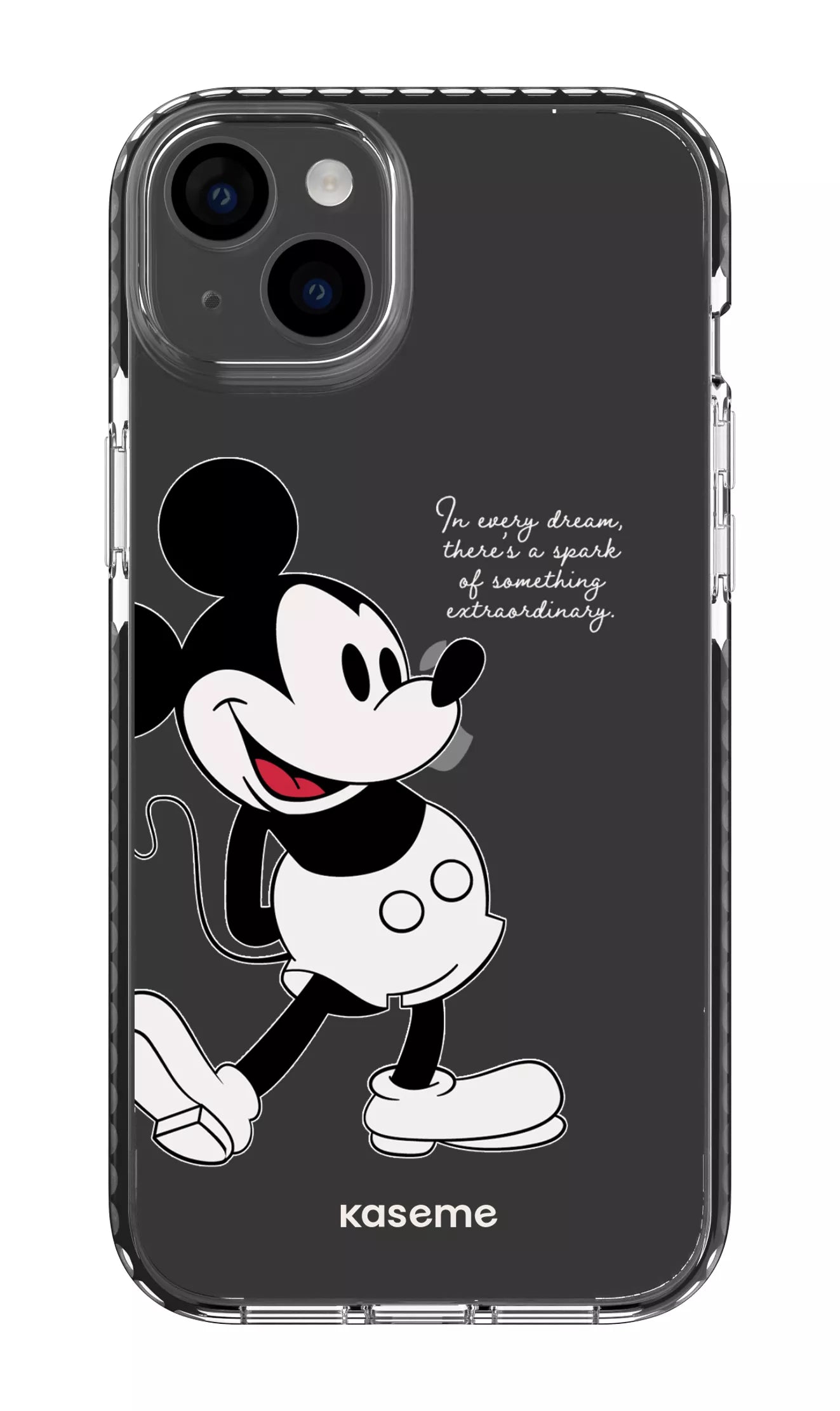 iPhone 14 Plus Clear Case Black Dreamscape Clear Case -