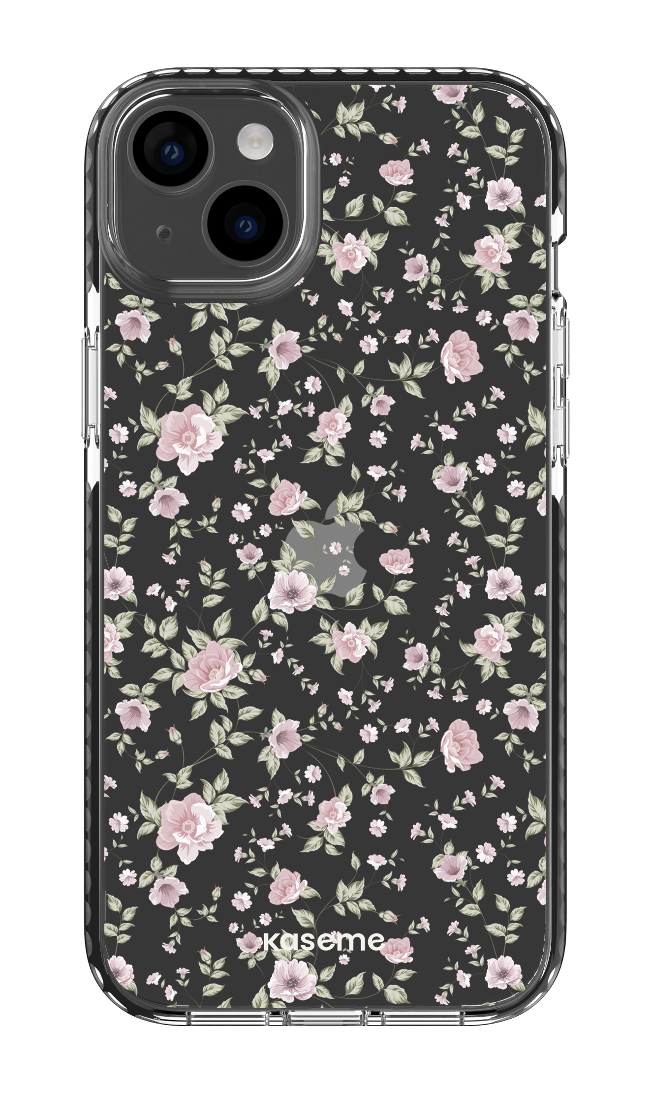 iPhone 14 Plus Clear Case Black La Vie en Rose Clear Case -