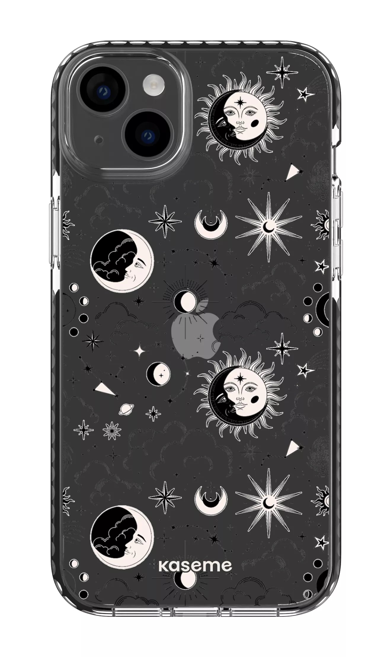 iPhone 14 Plus Clear Case Black Milky Way Black Clear Case -