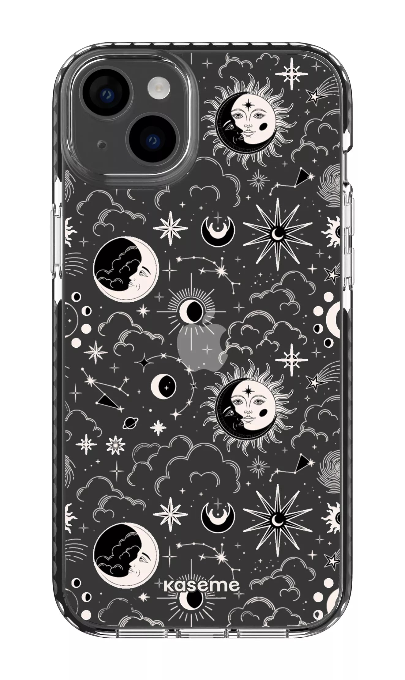 iPhone 14 Plus Clear Case Black Milky Way White Clear Case -