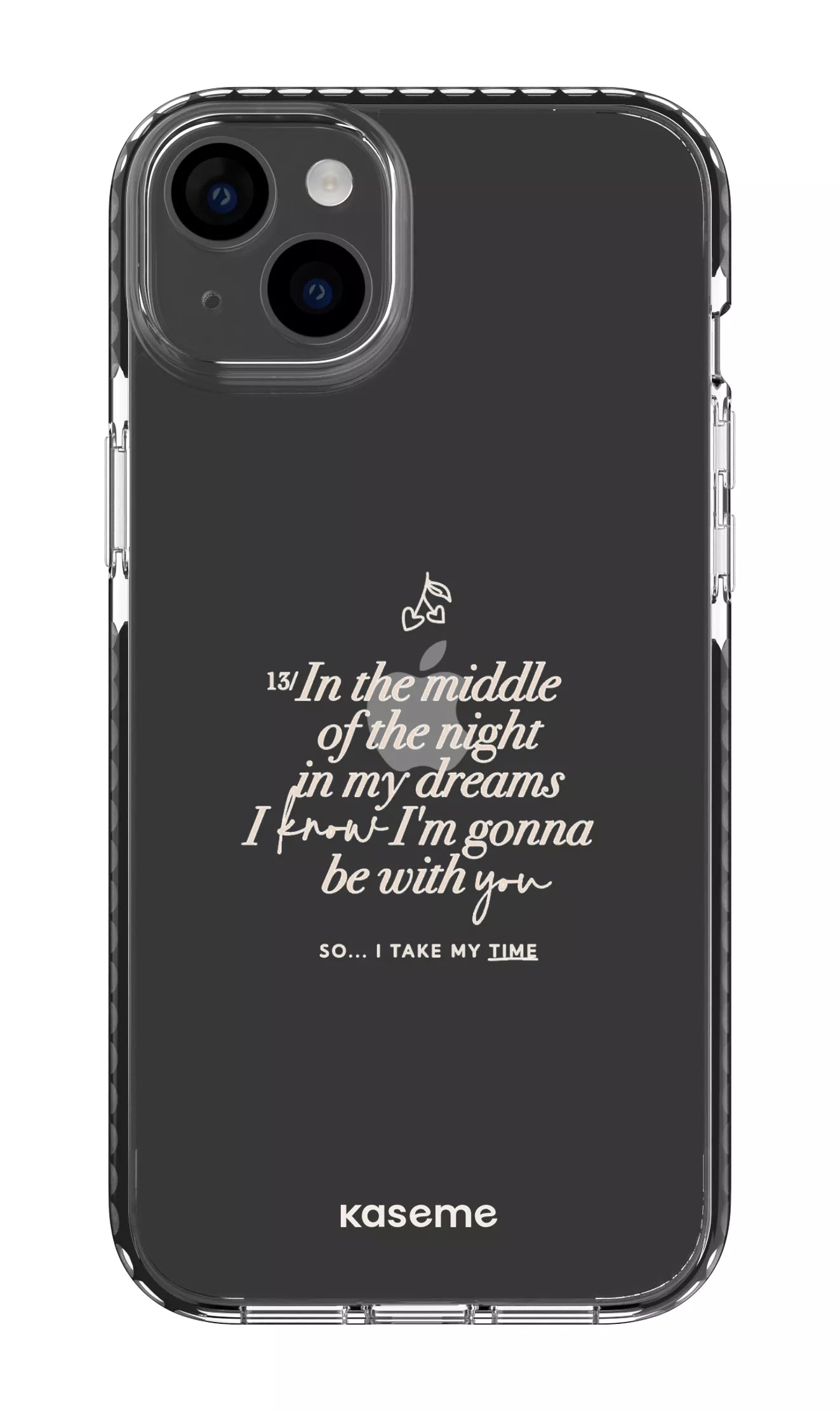 iPhone 14 Plus Clear Case Black Ready For It Clear Case -