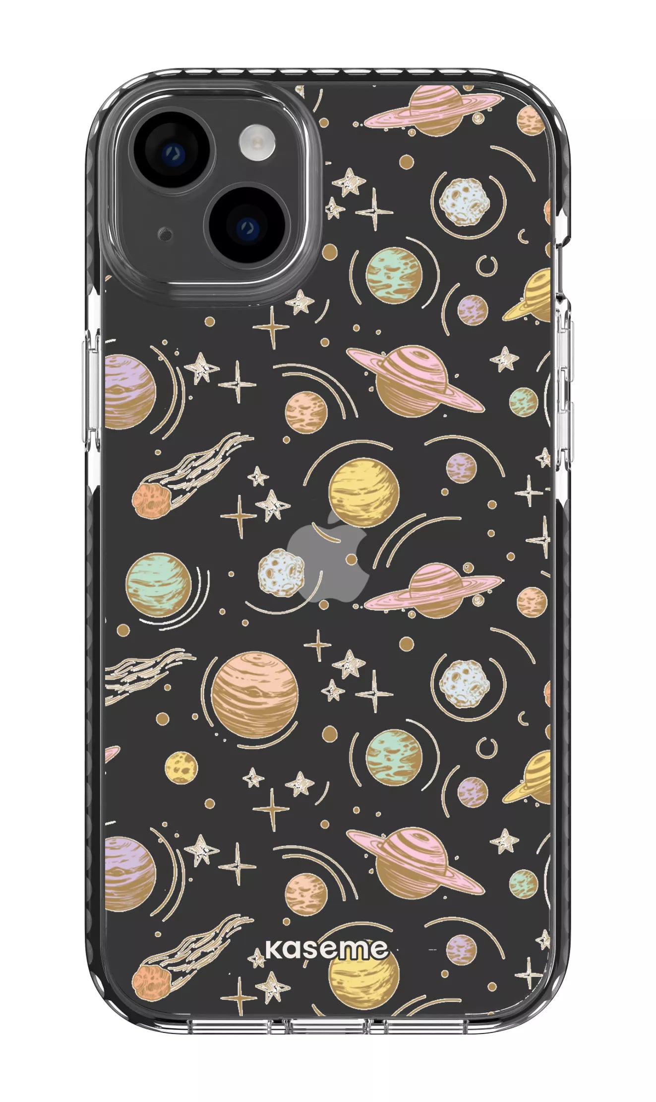 iPhone 14 Plus Clear Case Black Solar Clear Case -