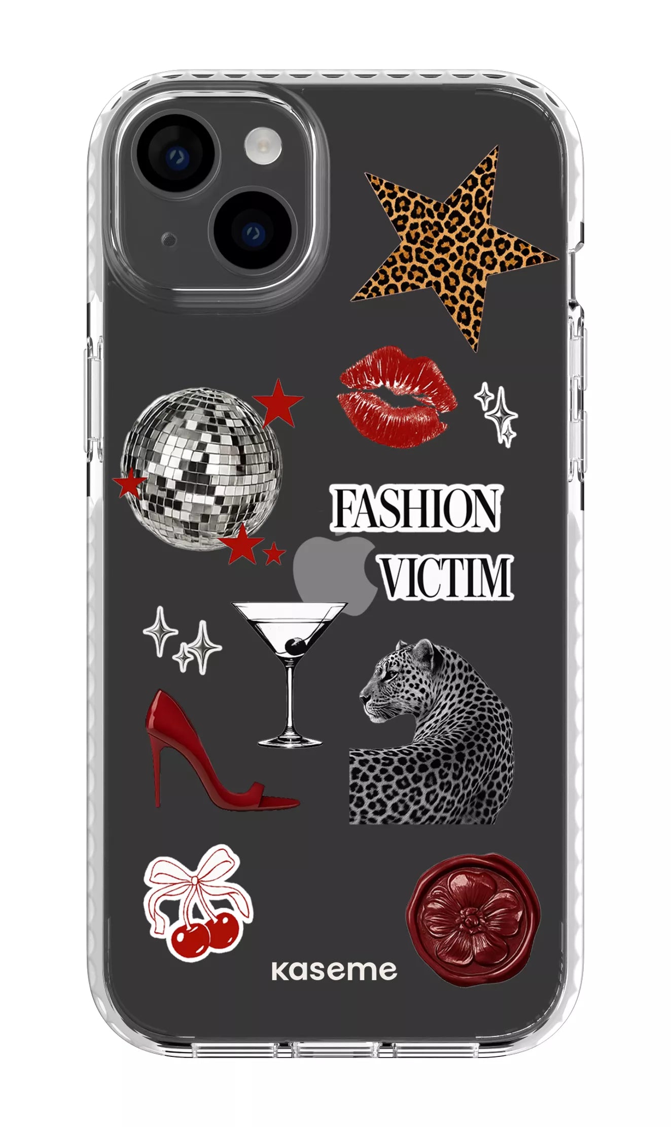 iPhone 14 Plus Clear Case White Desire Clear Case -