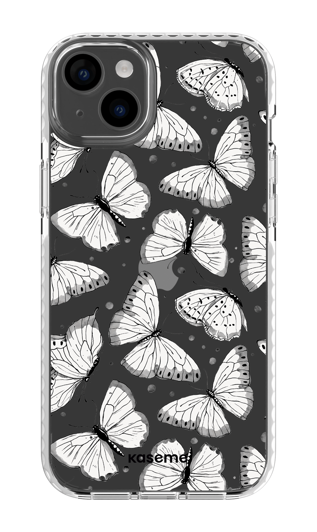 iPhone 14 Plus Clear Case White Float Clear Case -