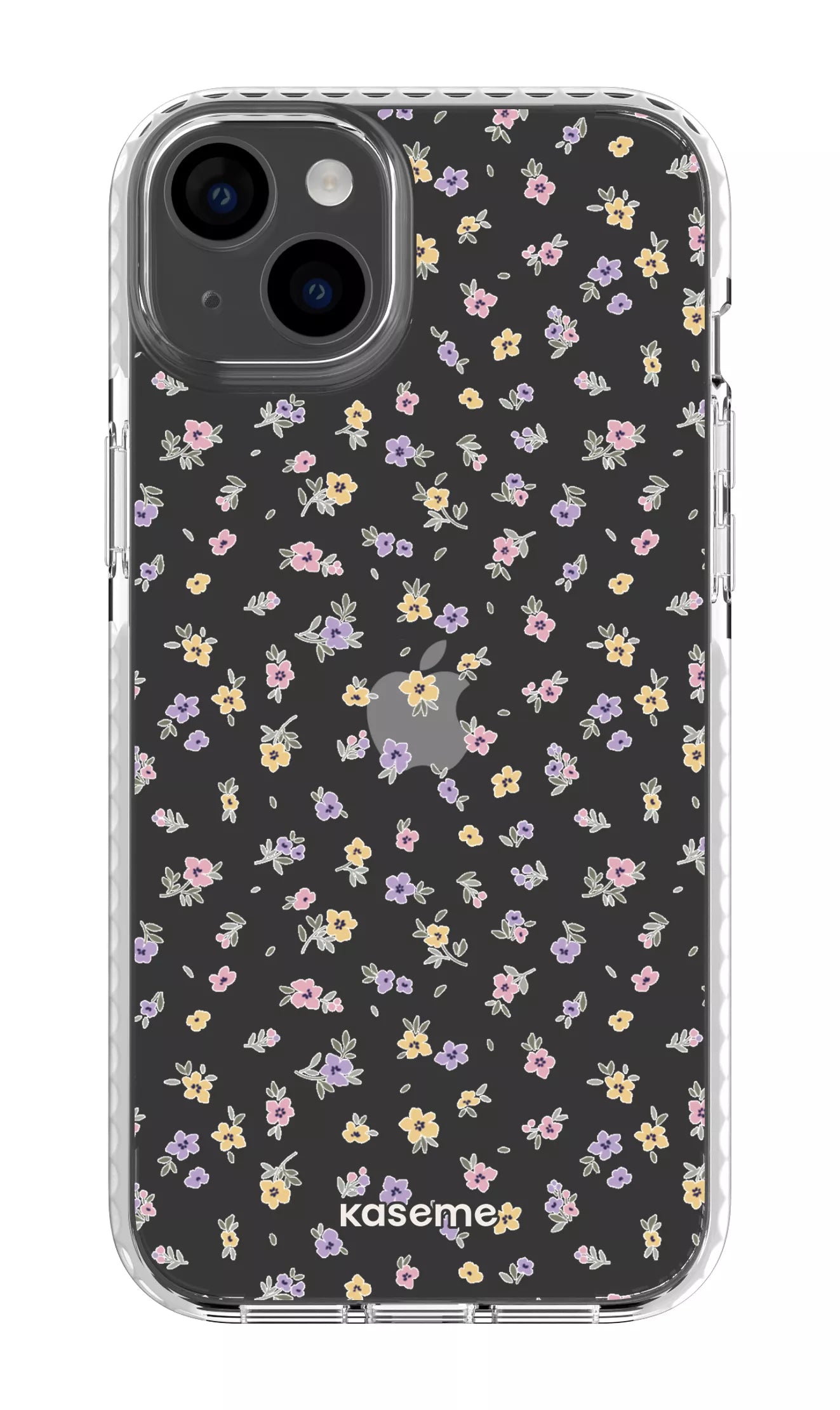 iPhone 14 Plus Clear Case White Porcelain Blossom Clear Case -